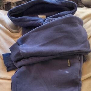 Comfrt Blue Hoodie and Sweatpants Set